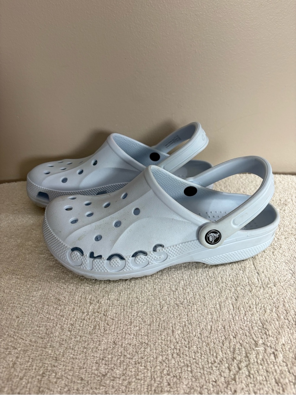 Women's CROCS Light Mineral Blue BAYA CLOG Summer SANDALS